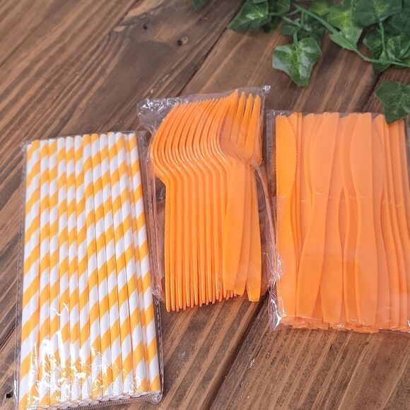 Sunshine. Disposable Tableware Set for A One Year Old Party. NWT - Picture 3 of 6